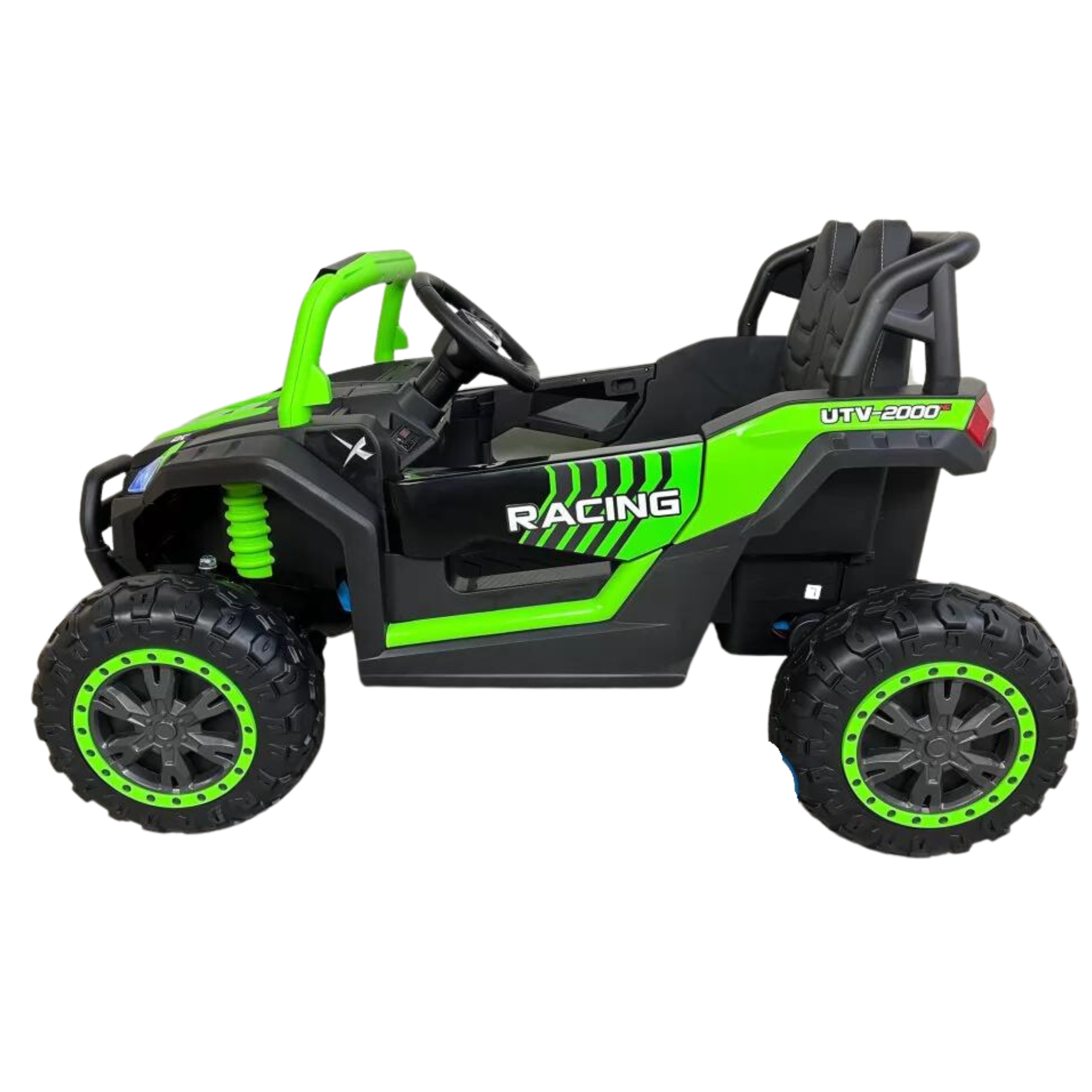 Coche Eléctrico para Niños BEACH BUGGY 4x4 12v Verde c/ RUEDAS DE GOMA & ASIENTO DE PIEL