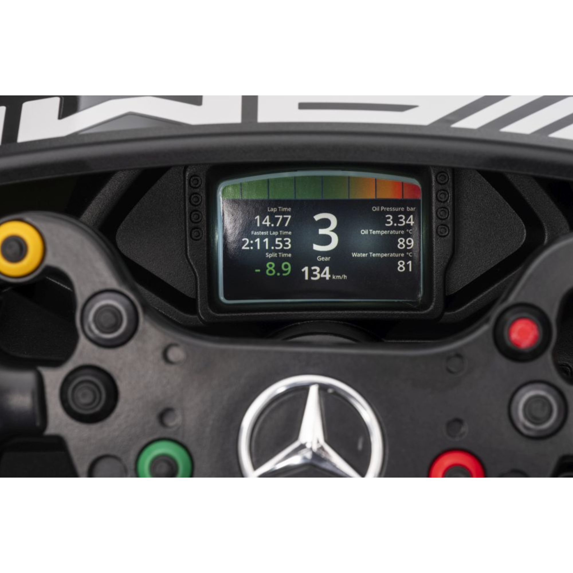Coche Eléctrico para Niños MERCEDES GT3 Deluxe 12v Negro c/ RUEDAS DE GOMA & ASIENTO DE PIEL