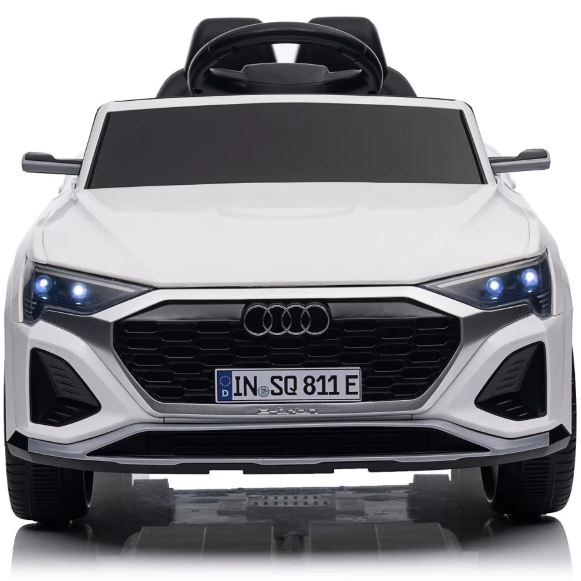 Coche Eléctrico para Niños AUDI SQ8 12V Blanco c/ RUEDAS DE GOMA & ASIENTO DE PIEL