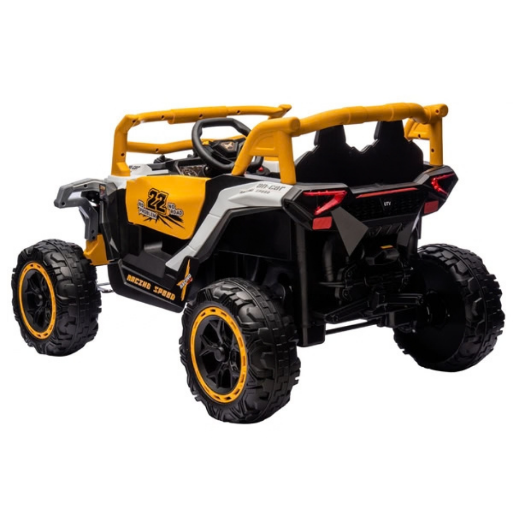 Coche Eléctrico para Niños Buggy Speed Rojo 4x4 12v con RUEDAS DE GOMA y ASIENTO DE PIEL