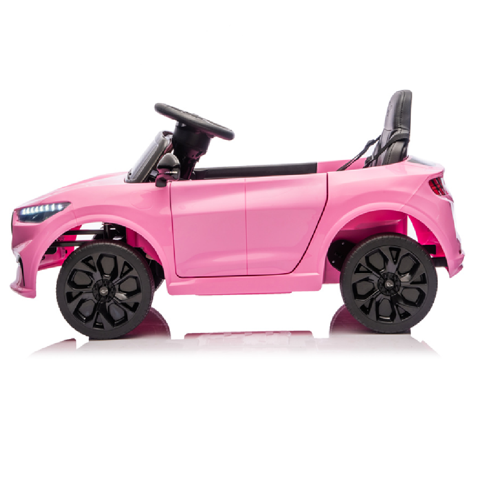 Coche Eléctrico para niño FORD MUSTANG MACH-E 24v Rosa c/ RODAS DE BORRACHA & ASIENTO EN PELE