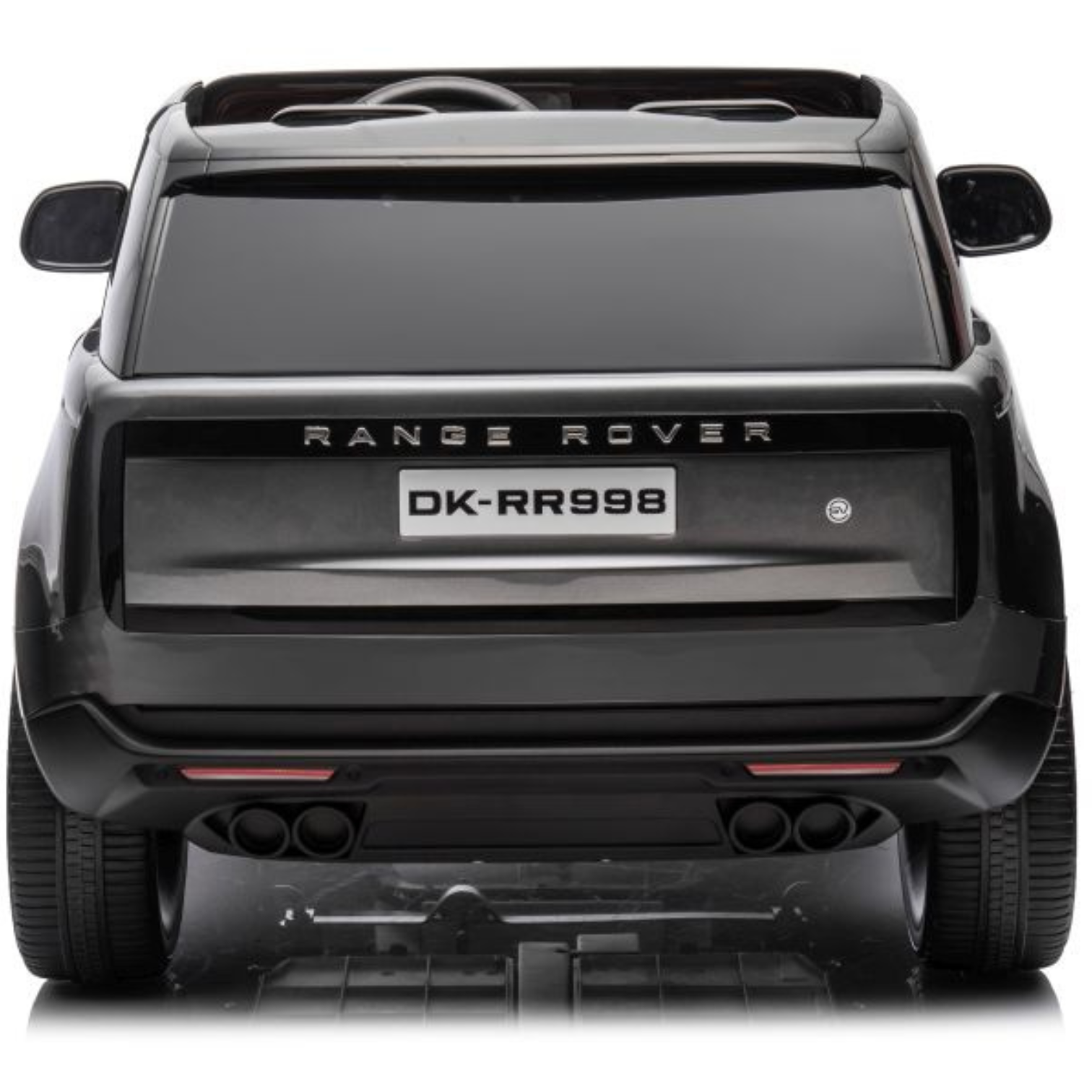 Coche eléctrico para niños RANGE ROVER SV Gris Metalizado 2 Lugares 24v MP4 c/ RUEDAS DE GOMA & ASIENTO DE PIEL