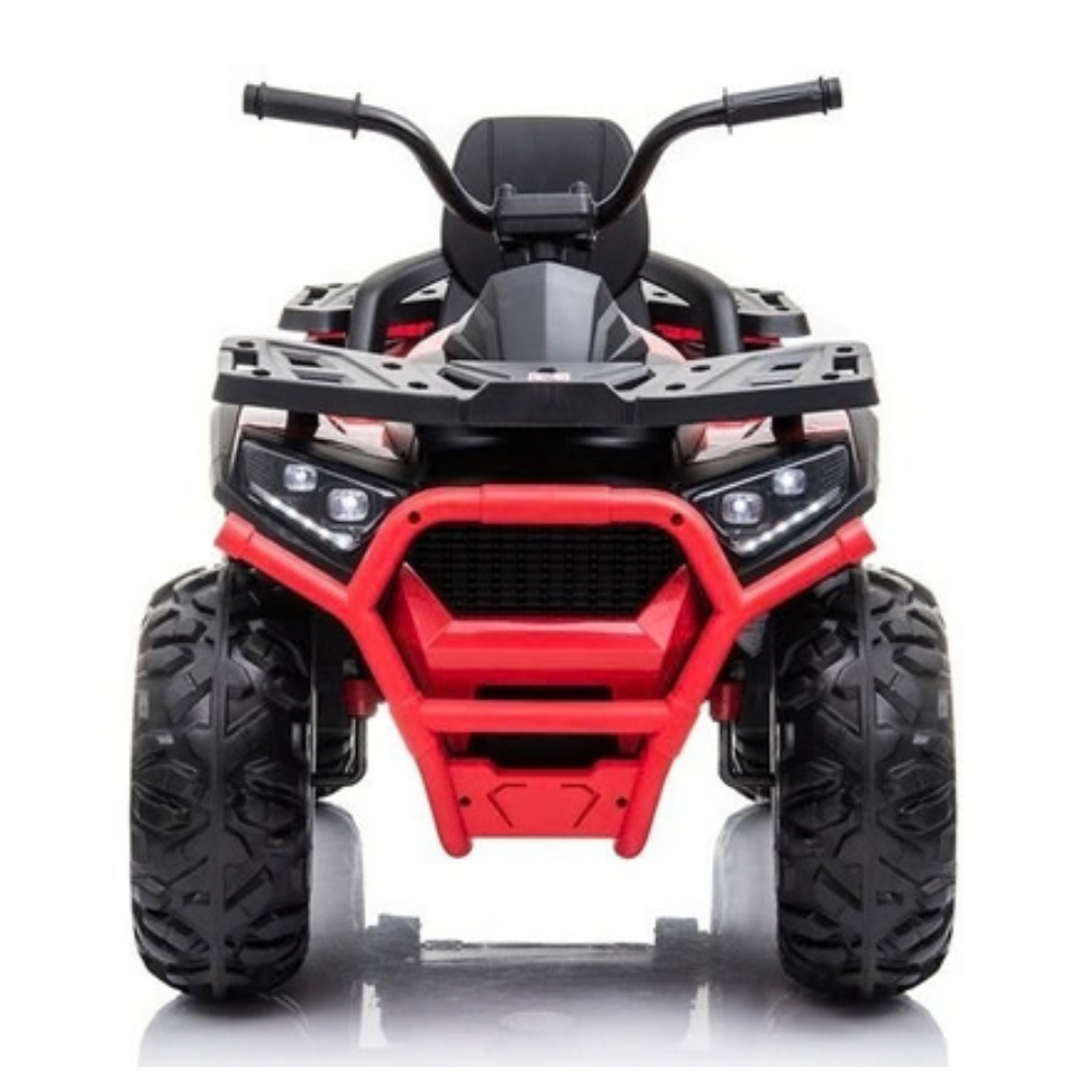 Moto Eléctrica para Niño QUAD DESERT 12V AMARILLA c/ RODAS DE BORRACHA & ASIENTO EN PELE