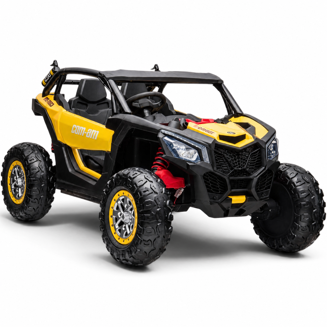 Carro Elétrico para Criança BUGGY EXTREME 24v Dourado c/ RODAS DE BORRACHA & ASSENTO EM PELE