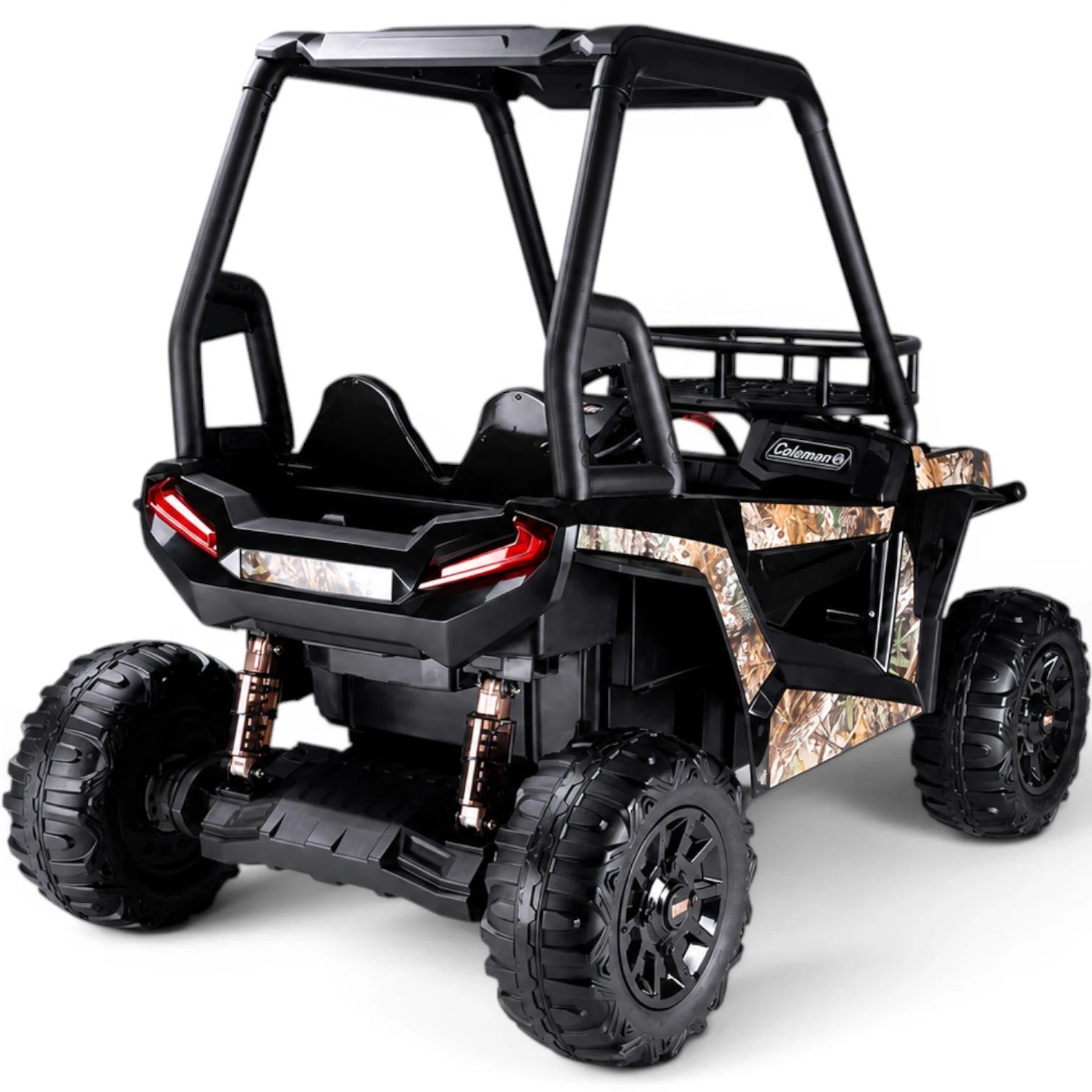 Carro Elétrico para Criança BUGGY SUPER MONSTER 24v Preto c/ RODAS DE BORRACHA & ASSENTO EM PELE