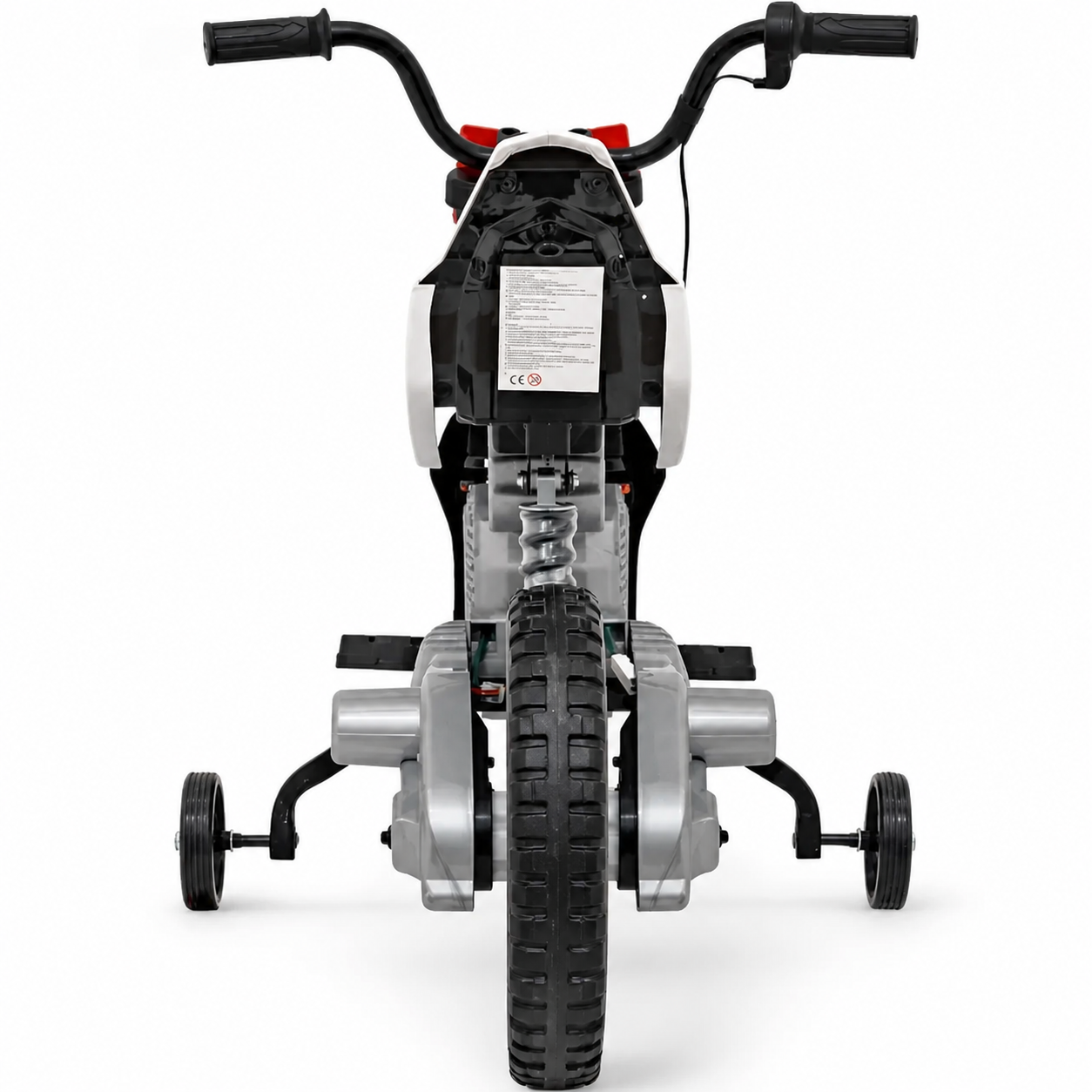Moto Eléctrica para Niños estilo CROSS 12v Naranja c/ RUEDAS DE GOMA & ASIENTO DE PIEL