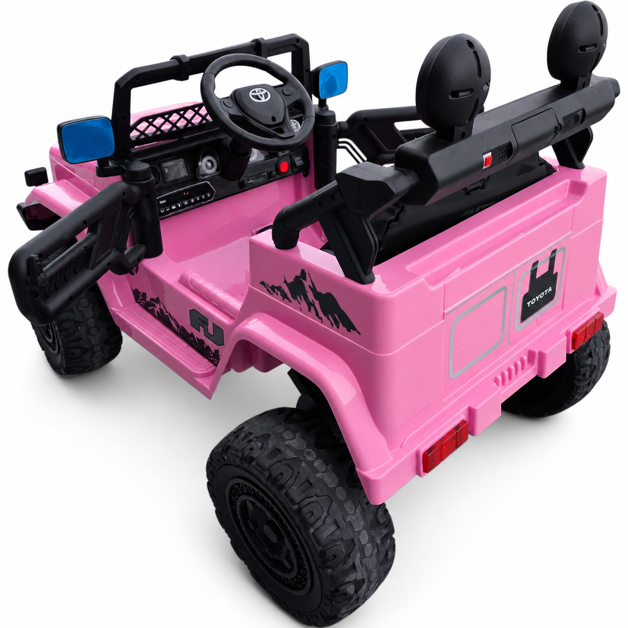 Coche Eléctrico para Niños TOYOTA FJ CRUISER 12v 4X4 Camel c/ RUEDAS DE GOMA & ASIENTO DE PIEL