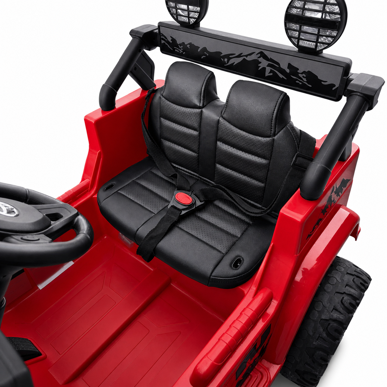 Coche Eléctrico para Niños TOYOTA FJ CRUISER 12v 4X4 Camel c/ RUEDAS DE GOMA & ASIENTO DE PIEL