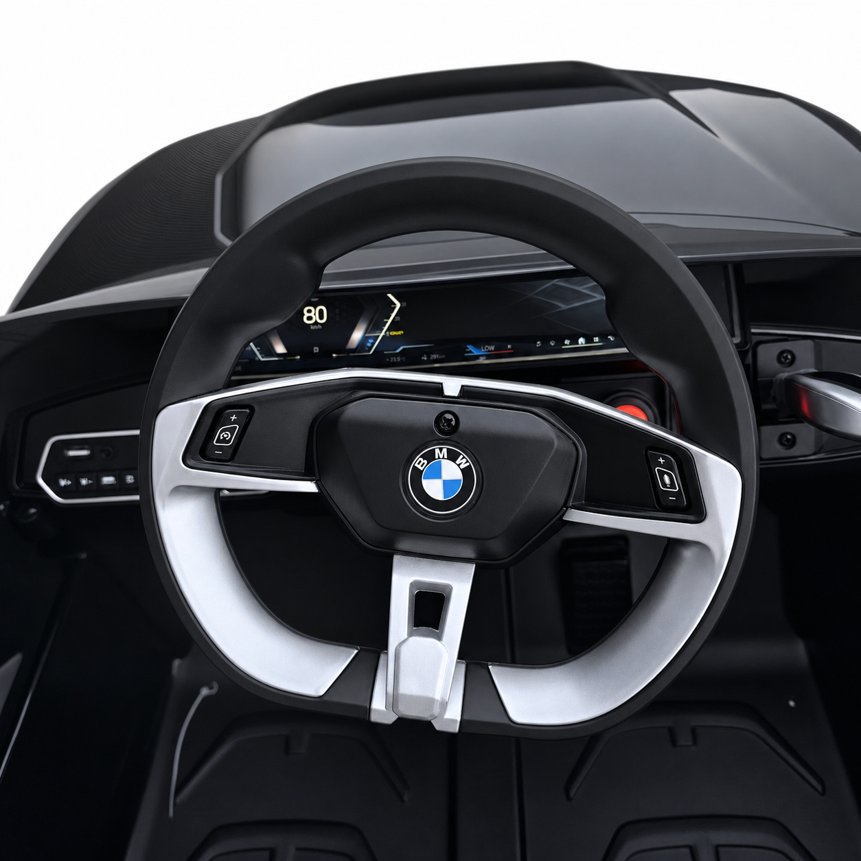 Coche Eléctrico para Niños BMW I4 12v BATERÍA DE LITIO Negro c/ RUEDAS DE GOMA & ASIENTO DE PIEL