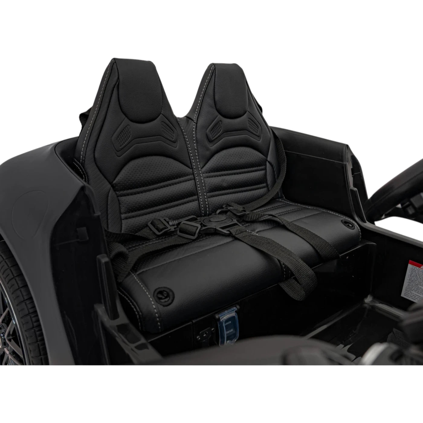 Coche Eléctrico para Niños MERCEDES SL63 Negro 4x4 2 LUGARES 24v c/ RUEDAS DE GOMA & ASIENTO DE PIEL