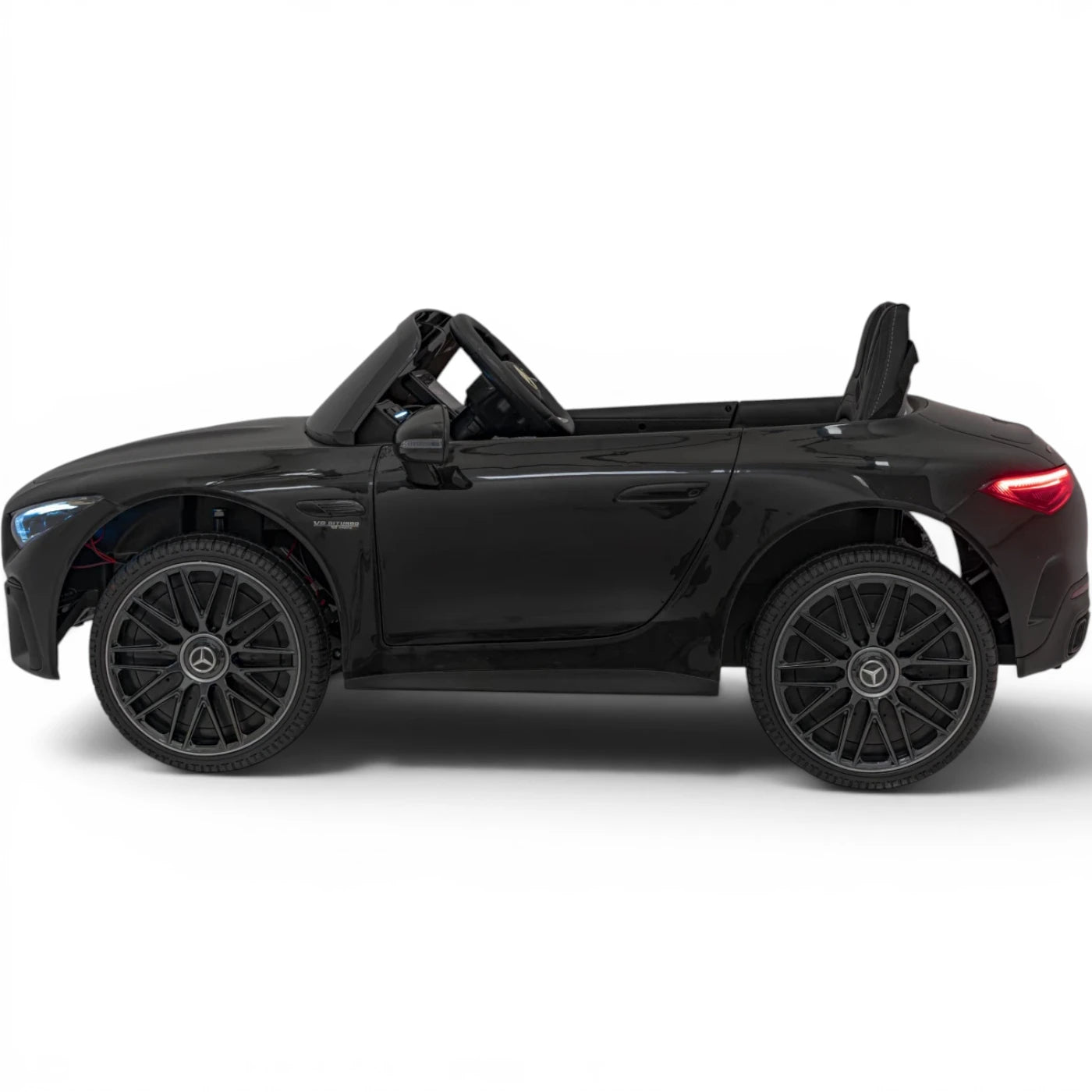 Coche Eléctrico para Niños MERCEDES SL63 Negro 4x4 2 LUGARES 24v c/ RUEDAS DE GOMA & ASIENTO DE PIEL