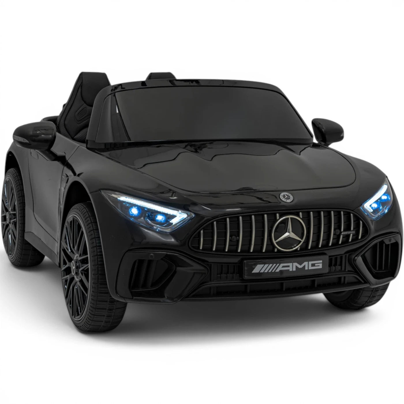 Coche Eléctrico para Niños MERCEDES SL63 Negro 4x4 2 LUGARES 24v c/ RUEDAS DE GOMA & ASIENTO DE PIEL