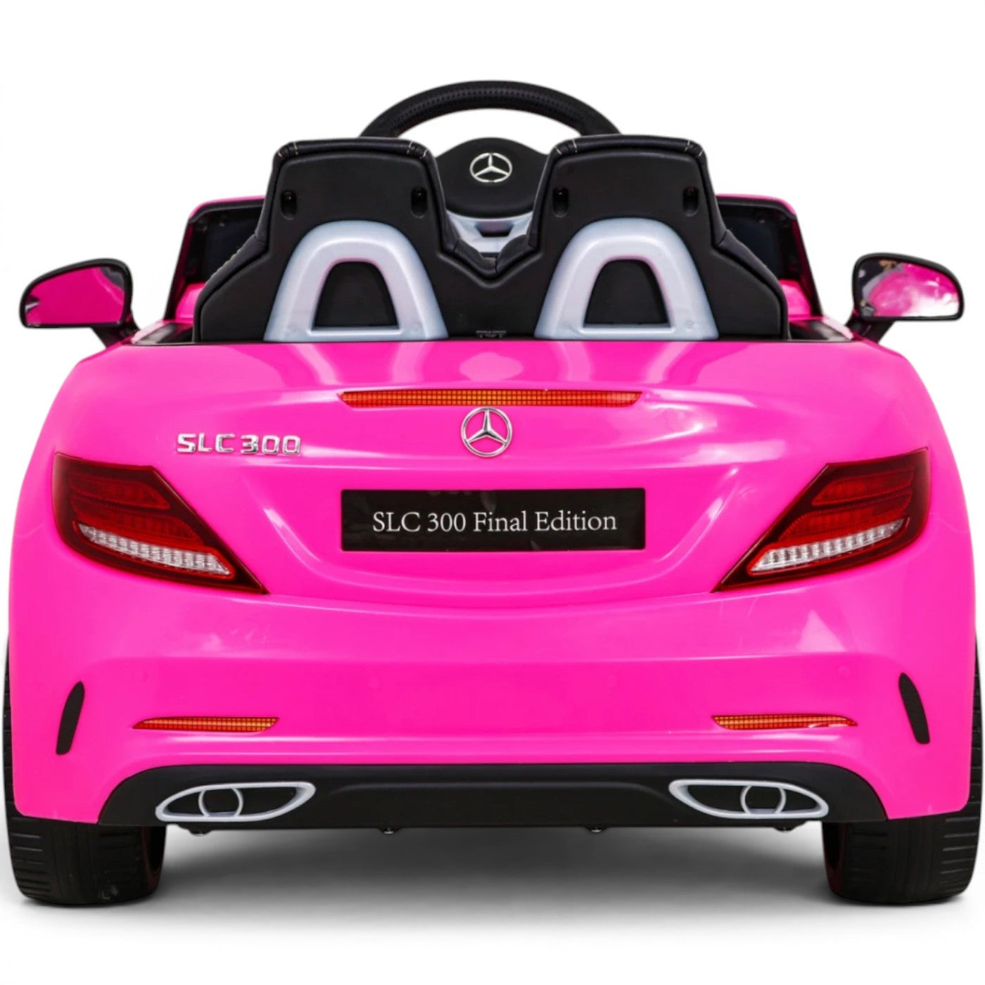 Carro Elétrico para Criança MERCEDES SLC300 12v Rosa BATERIA DE LITIO c/ RODAS DE BORRACHA & ASSENTO EM PELE