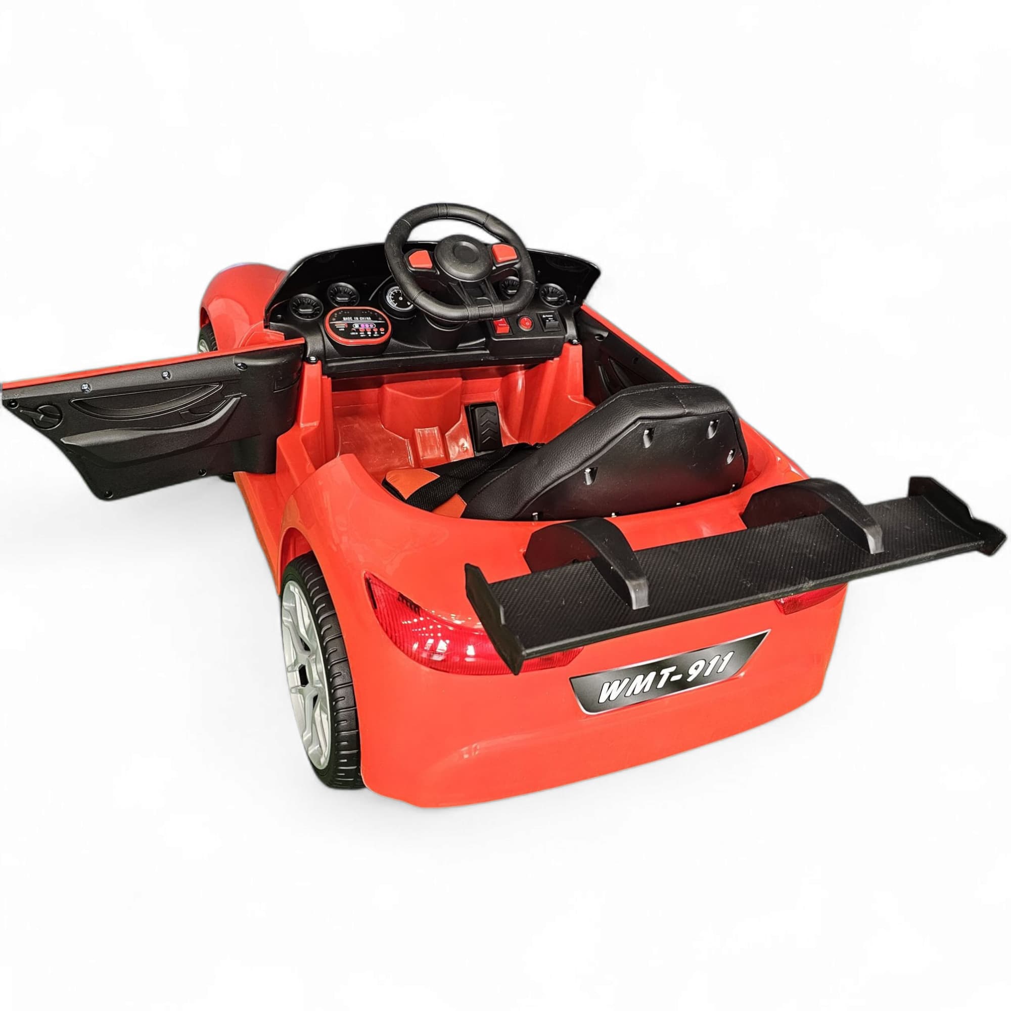 Coche Eléctrico para Niños BM Z4 Style Rojo 12v c/ RUEDAS DE GOMA & ASIENTO DE PIEL