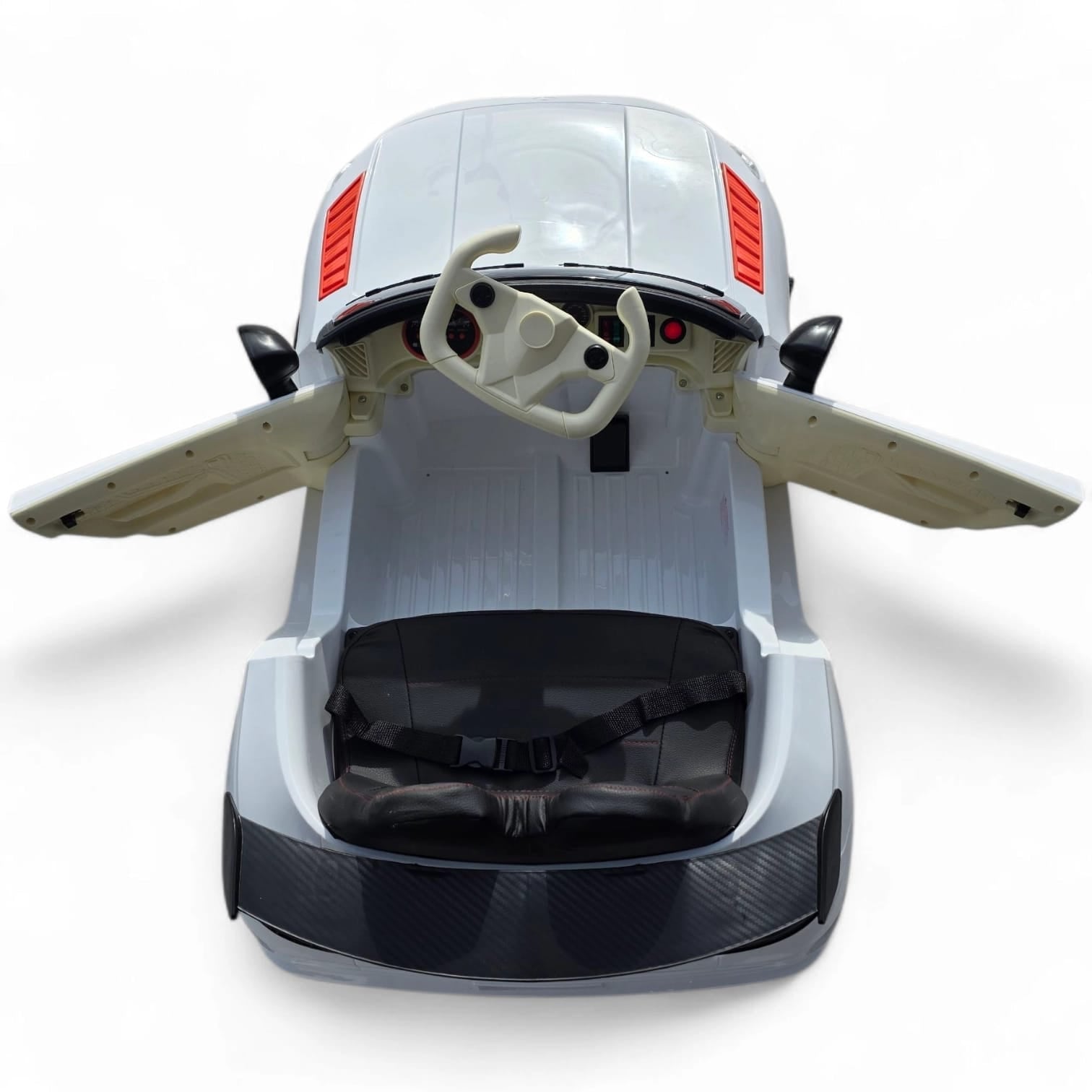 Coche Eléctrico para Niños CLA63 Style Blanco 12v c/ RUEDAS DE GOMA & ASIENTO DE PIEL