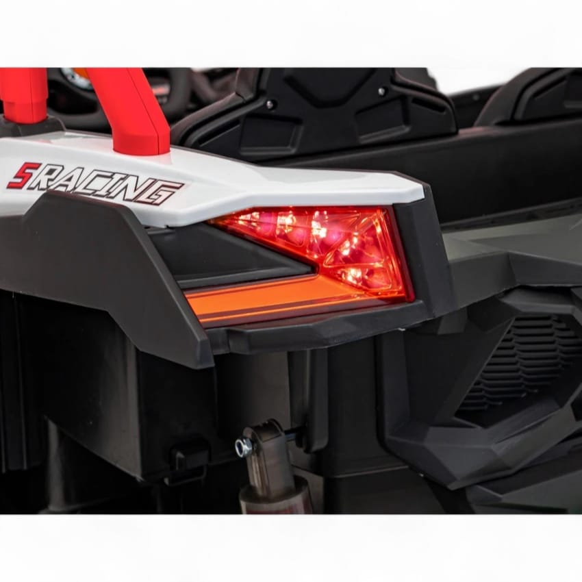 Coche Eléctrico para Niño MAVERICK STYLE RR 4x4 24v Rojo c/ RUEDAS DE GOMA & ASIENTO DE PIEL