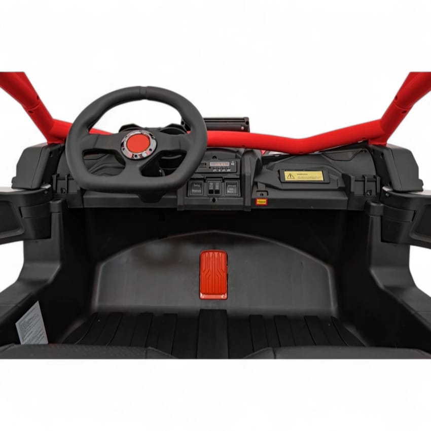 Coche Eléctrico para Niño MAVERICK STYLE RR 4x4 24v Rojo c/ RUEDAS DE GOMA & ASIENTO DE PIEL