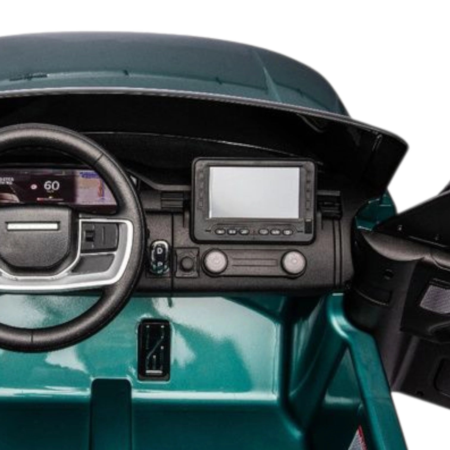 Coche eléctrico para niños RANGE ROVER SV Gris Metalizado 2 Lugares 24v MP4 c/ RUEDAS DE GOMA & ASIENTO DE PIEL