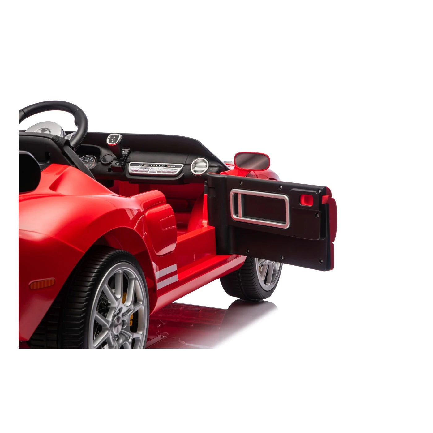 Coche Eléctrico para Niños FORD GT 24v Rojo 4x4 c/ RUEDAS DE GOMA & ASIENTO DE PIEL