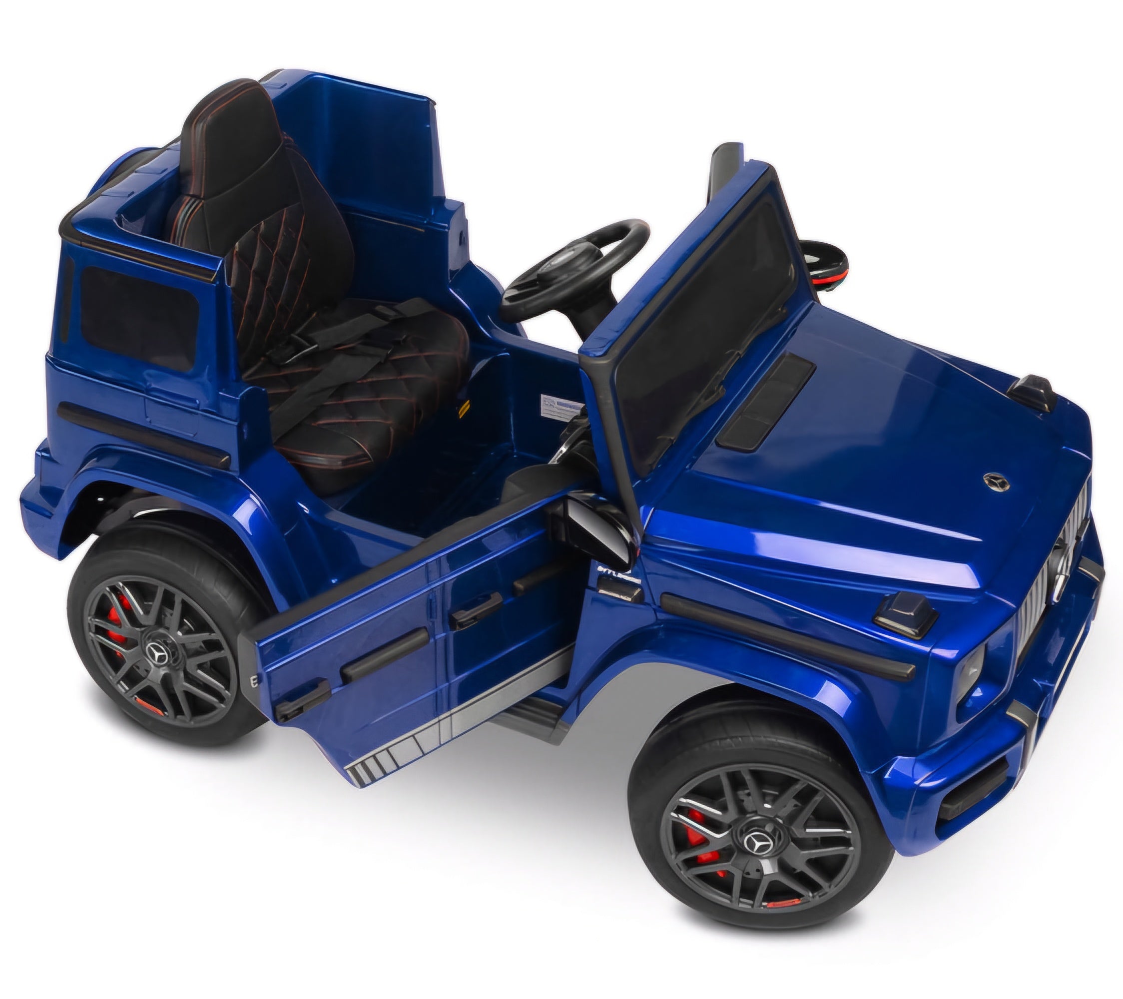 Coche Eléctrico para Niños MERCEDES G63 12v Azul Metalizado c/ RUEDAS DE GOMA & ASIENTO DE PIEL