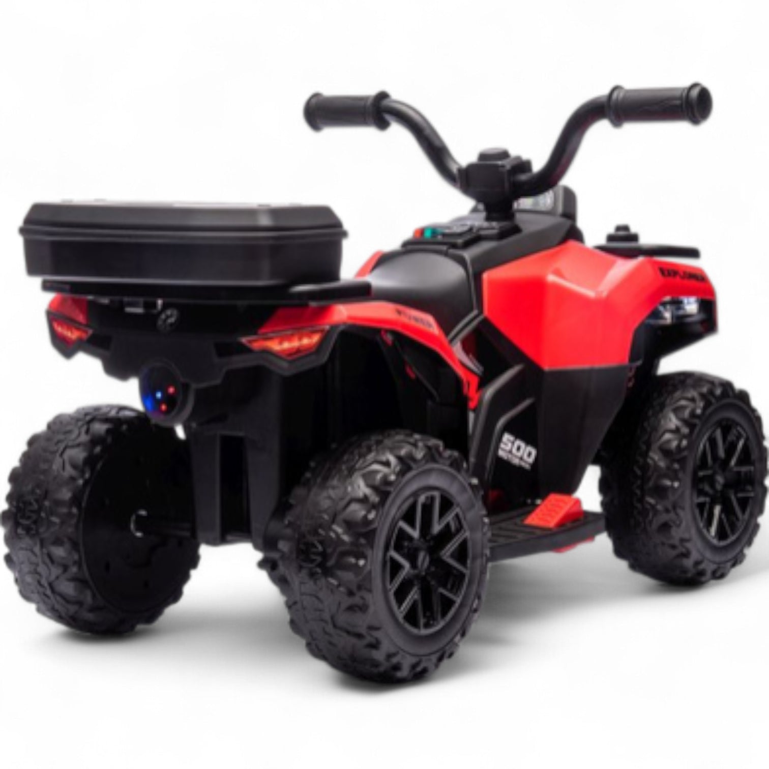 Mini Moto 4 Eléctrica para Niños LITTLE EXPLORER 6v Roja c/ RODAS DE GOMA