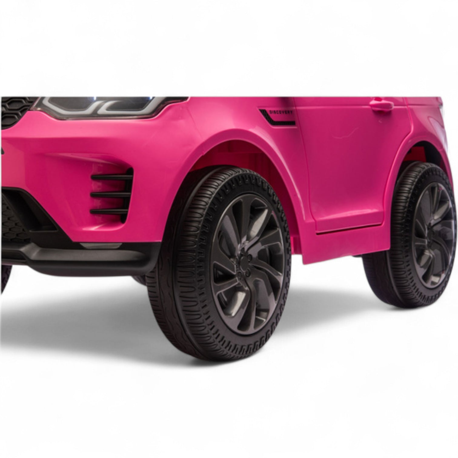 Coche Eléctrico para Niños RANGE ROVER DISCOVERY 12v Negro c/ RUEDAS DE GOMA & ASIENTO DE PIEL