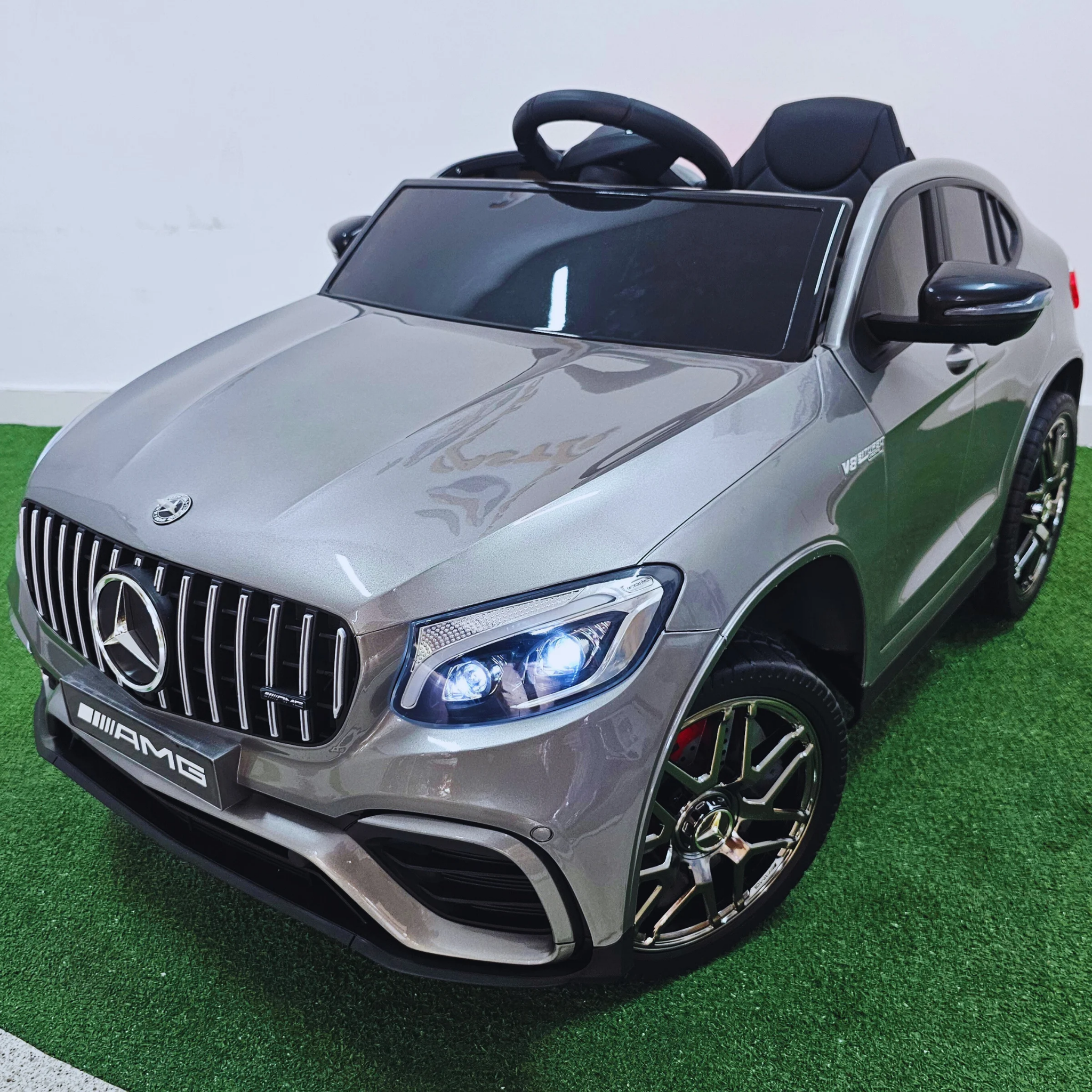 Coche Eléctrico para Niños MERCEDES GLC63S 4x4 12v Blanco