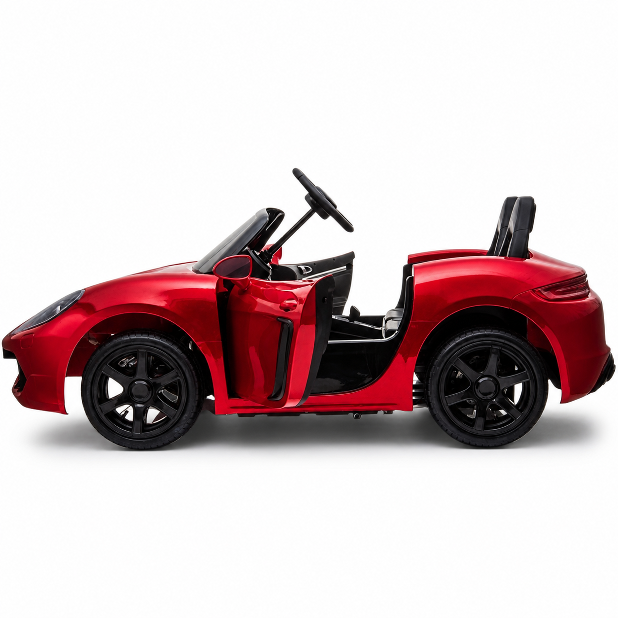 Coche eléctrico para Niños PERFECTA XXL 24v Motor Brushless 180w 15km/h Blanco c/ RUEDAS DE GOMA & ASIENTO DE PIEL