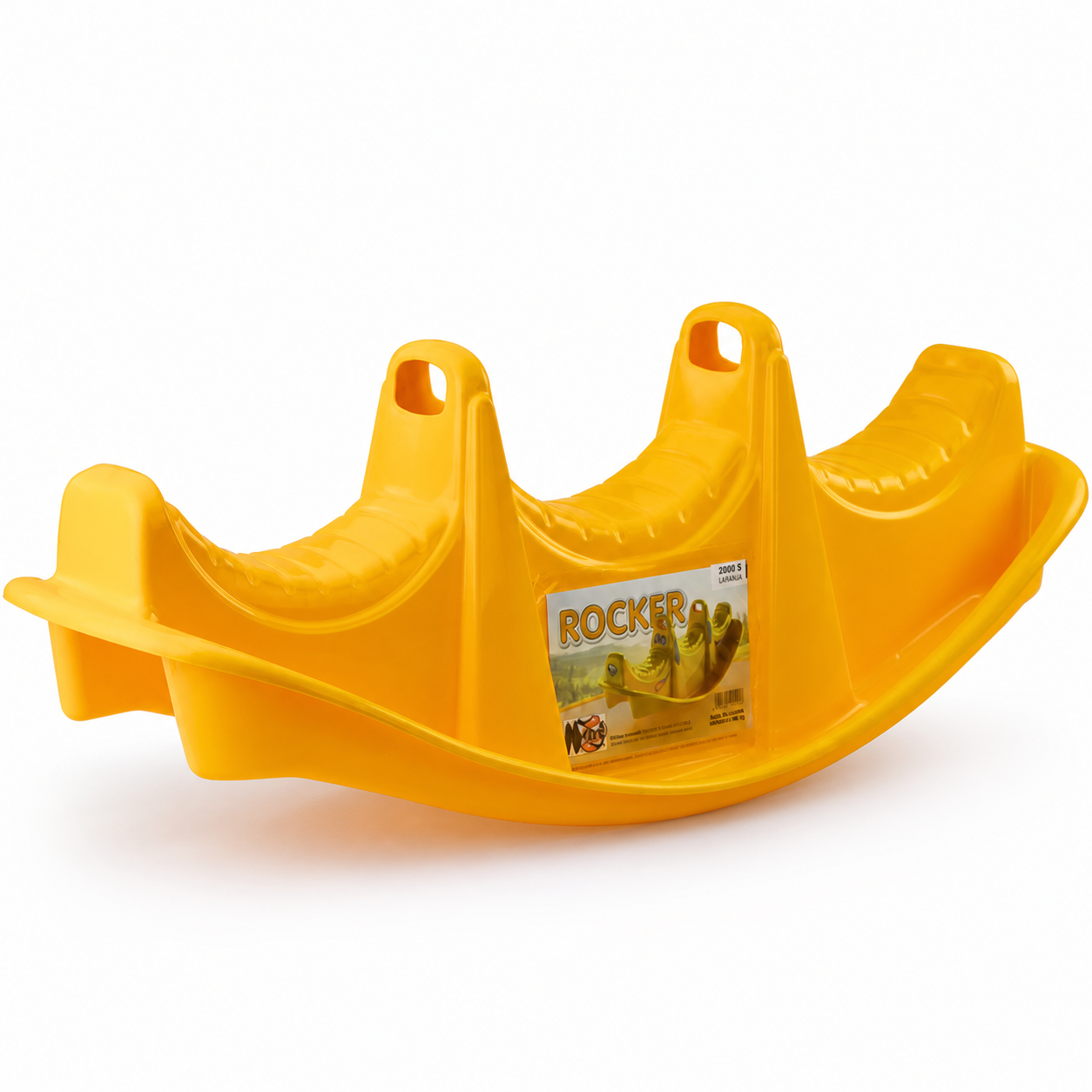 Baloiço Infantil Triplo Amarelo