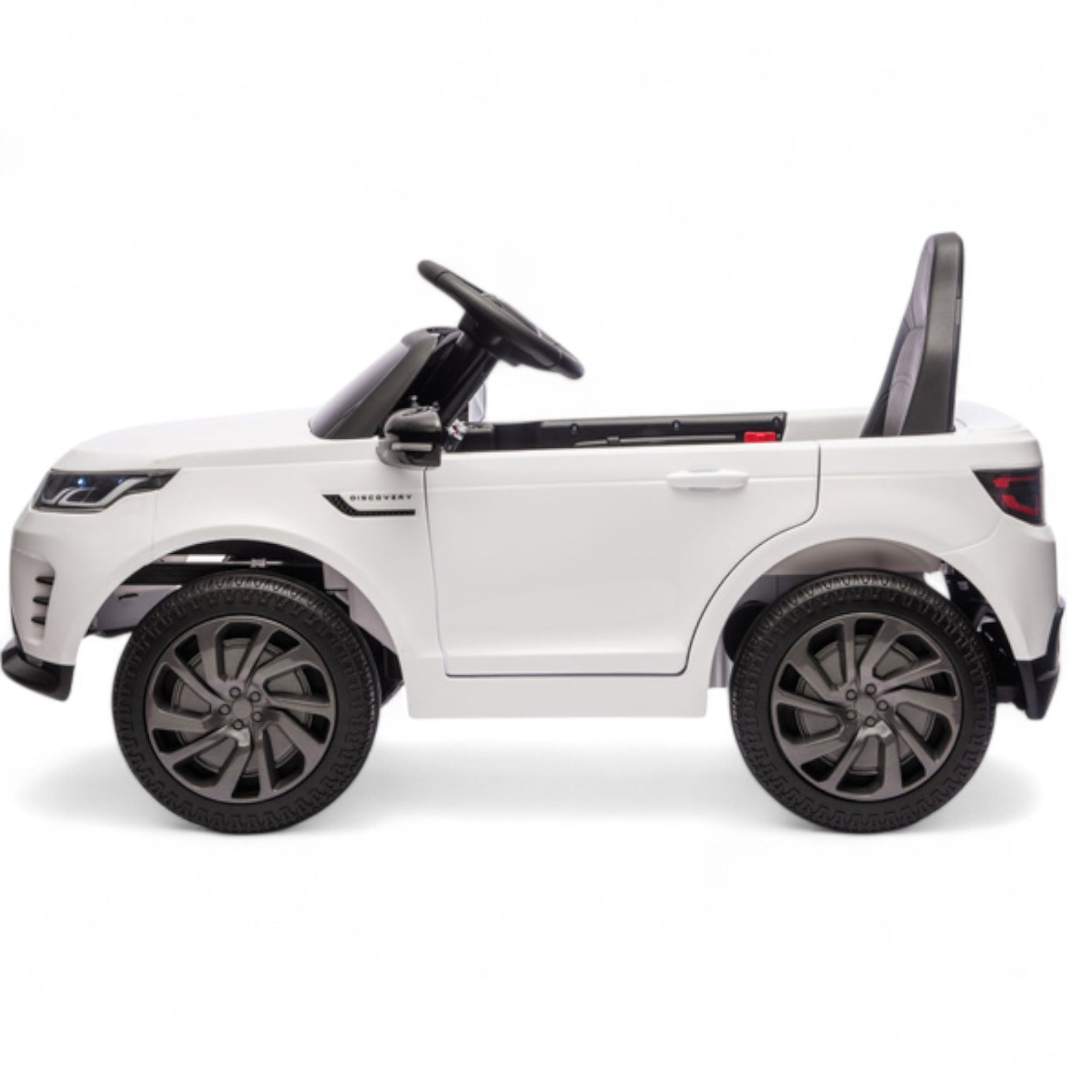 Coche Eléctrico para Niños RANGE ROVER DISCOVERY 12v Blanco c/ RUEDAS DE GOMA & ASIENTO DE PIEL