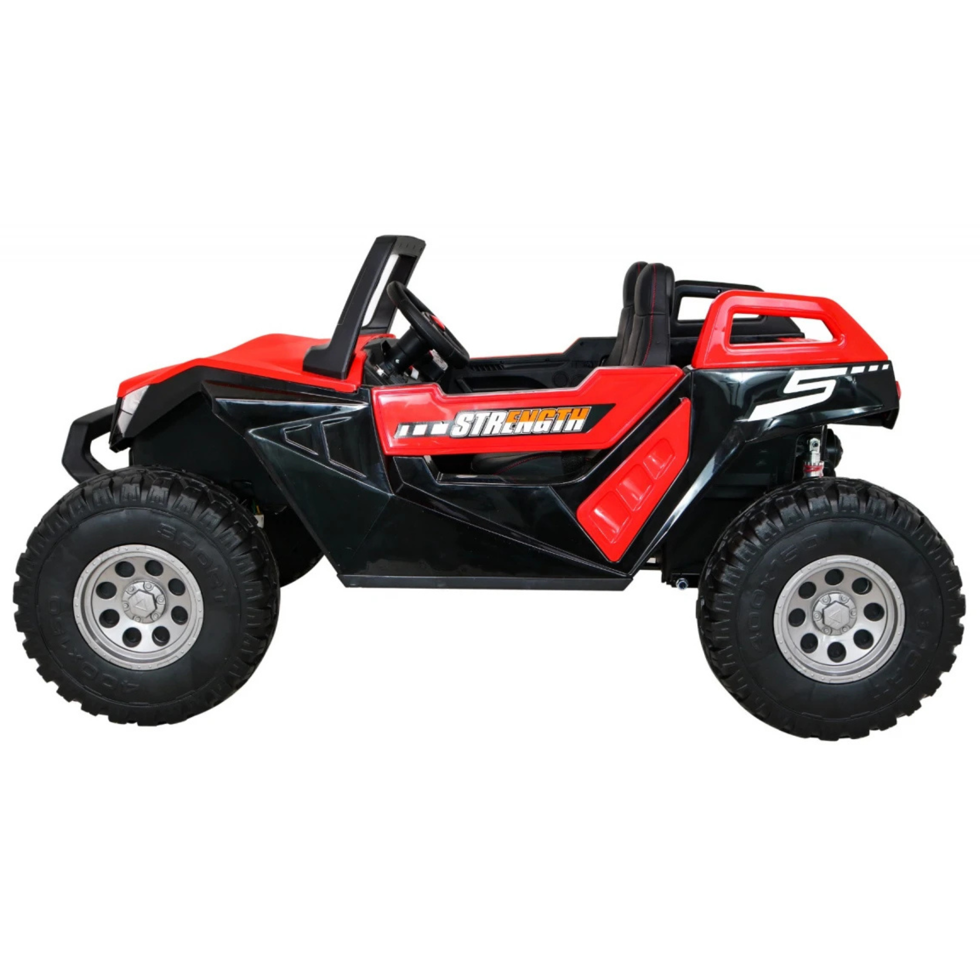 Coche Eléctrico para Niño BUGGY CLASH 4x4 24v Rojo 2 LUGARES, RUEDAS DE GOMA & ASIENTO DE PIEL