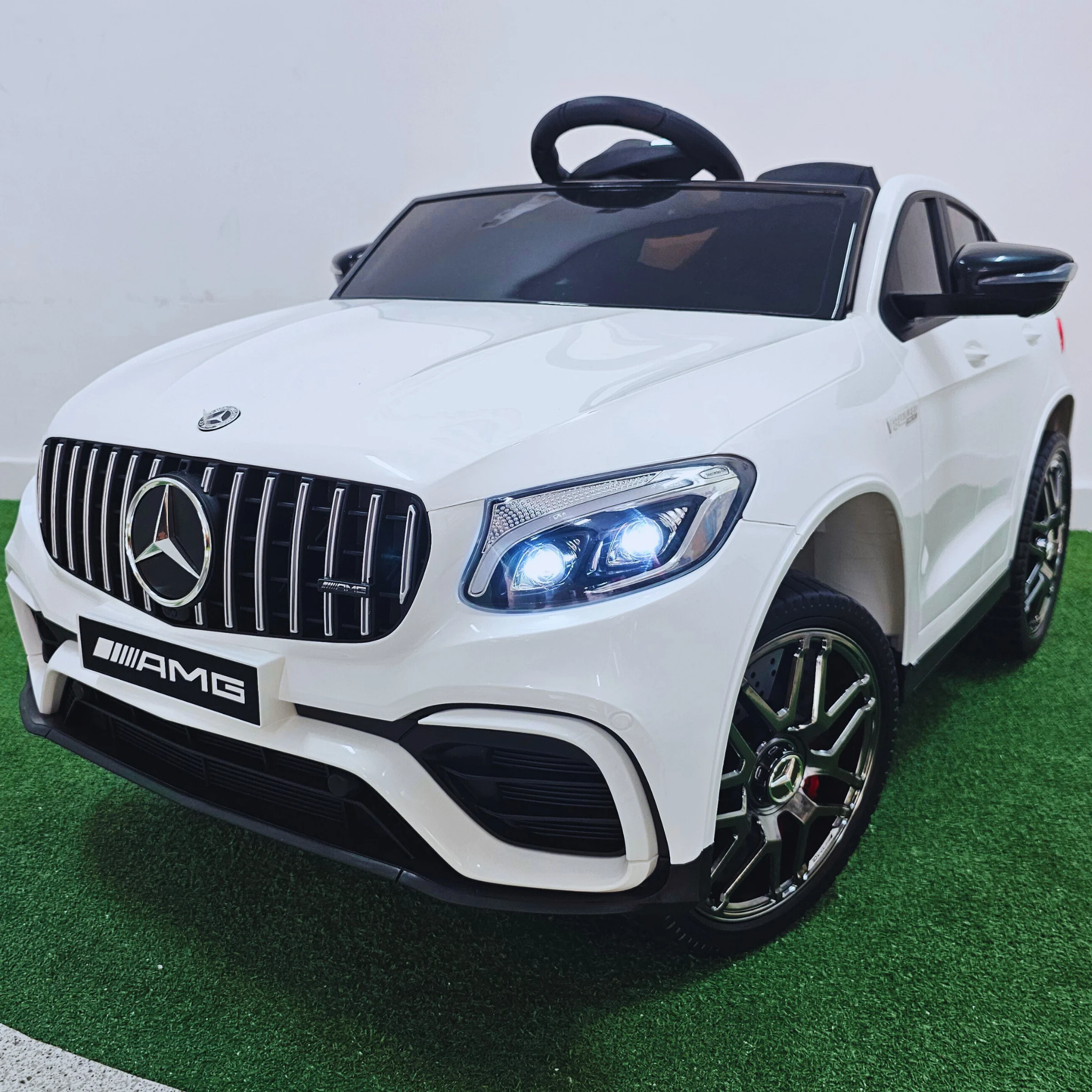 Coche Eléctrico para Niños MERCEDES GLC63S 4x4 12v Blanco