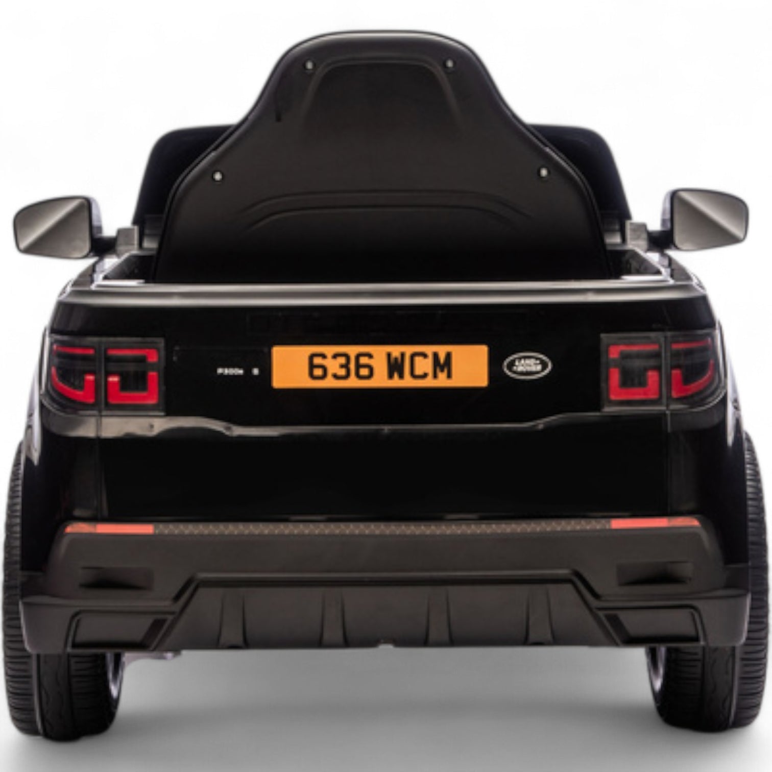 Coche Eléctrico para Niños RANGE ROVER DISCOVERY 12v Negro c/ RUEDAS DE GOMA & ASIENTO DE PIEL