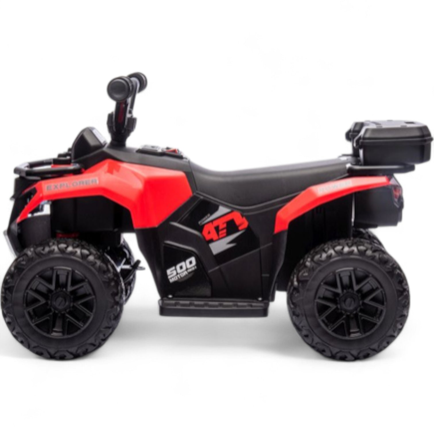 Mini Moto 4 Eléctrica para Niños LITTLE EXPLORER 6v Roja c/ RODAS DE GOMA
