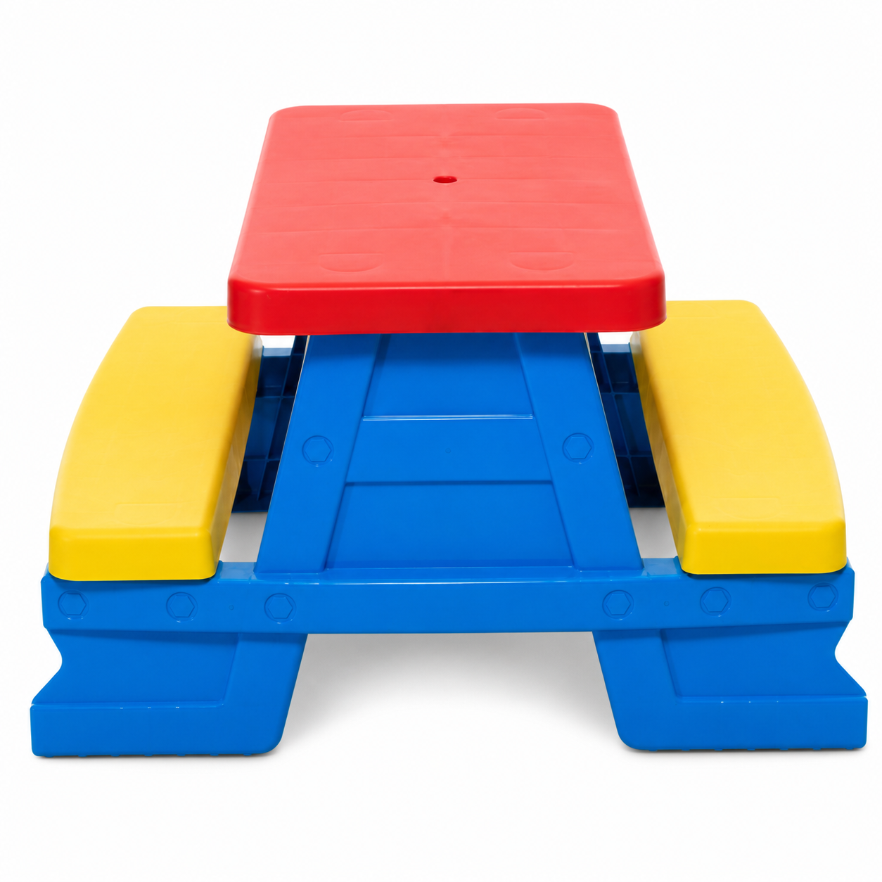 Mesa Infantil de Jardín con Bancos Azul