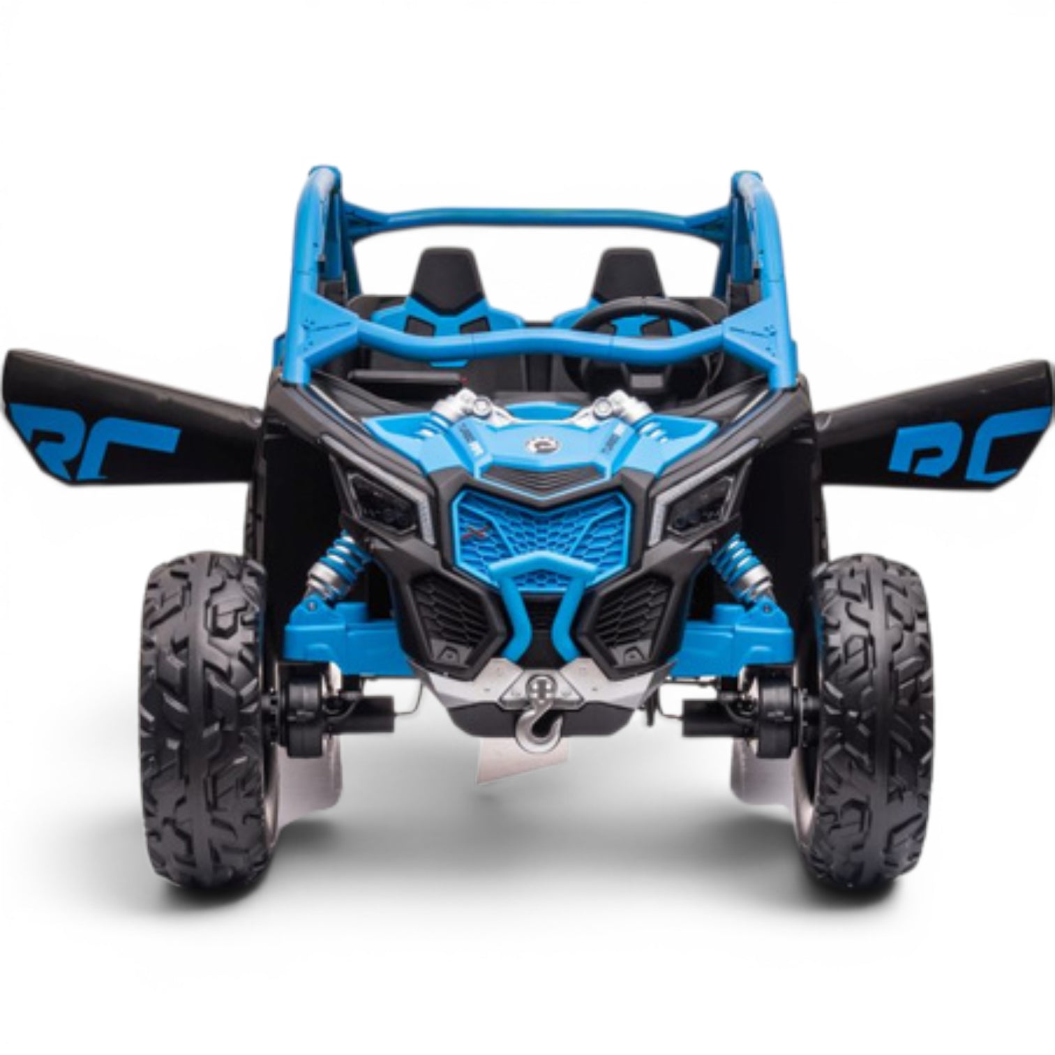 Coche Eléctrico para Niño CAN-AM MAVERICK TURBO RR 4x4 24v Naranja c/ RUEDAS DE GOMA & ASIENTO DE PIEL