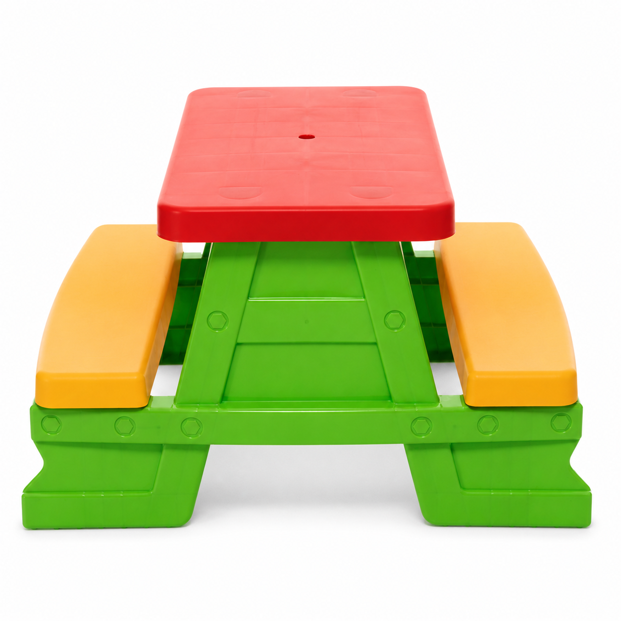 Mesa Infantil de Jardín con Bancos Verde