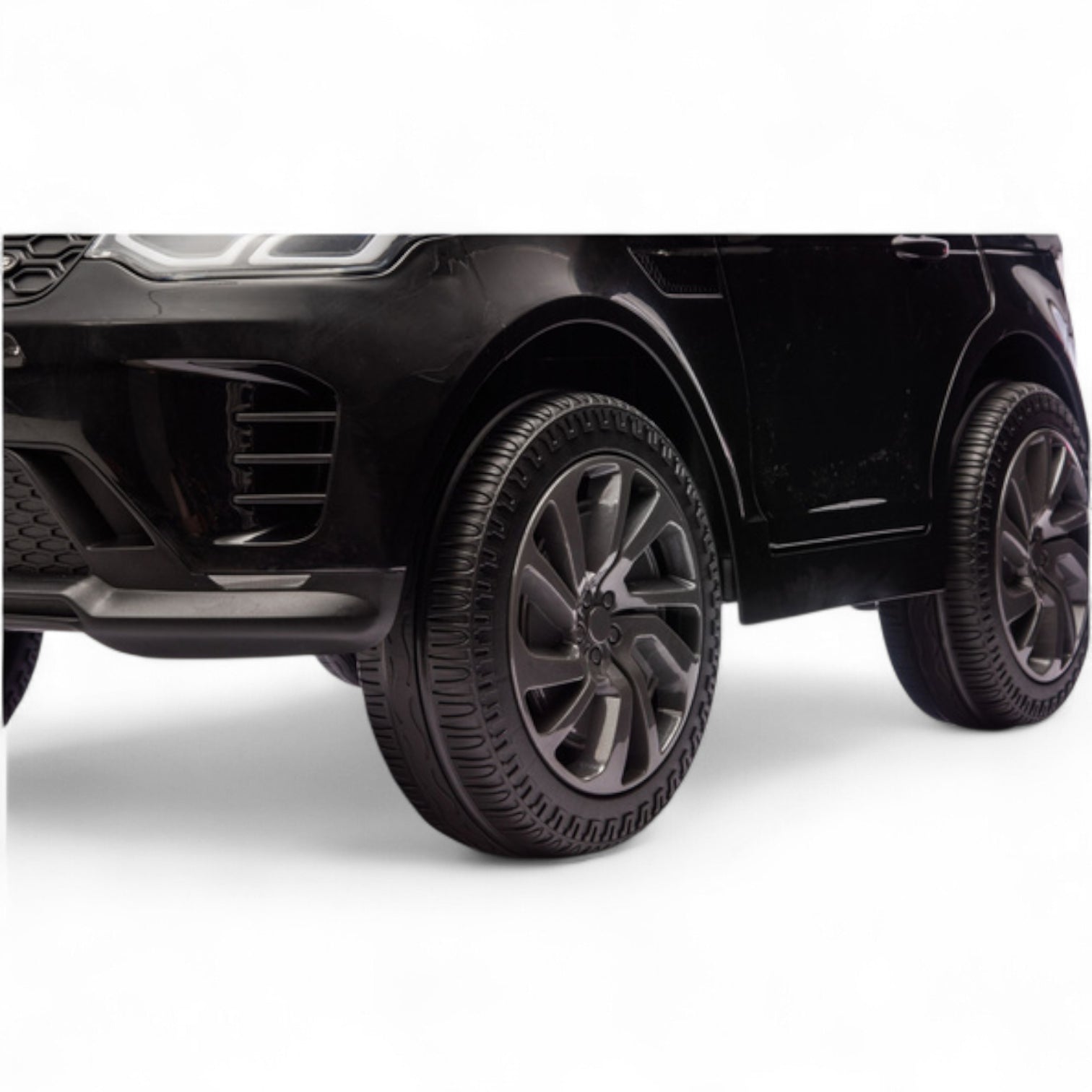 Coche Eléctrico para Niños RANGE ROVER DISCOVERY 12v Negro c/ RUEDAS DE GOMA & ASIENTO DE PIEL