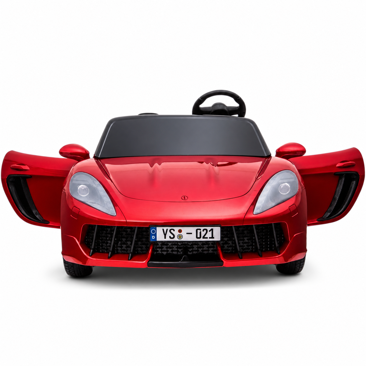Coche eléctrico para Niños PERFECTA XXL 24v Motor Brushless 180w 15km/h Blanco c/ RUEDAS DE GOMA & ASIENTO DE PIEL