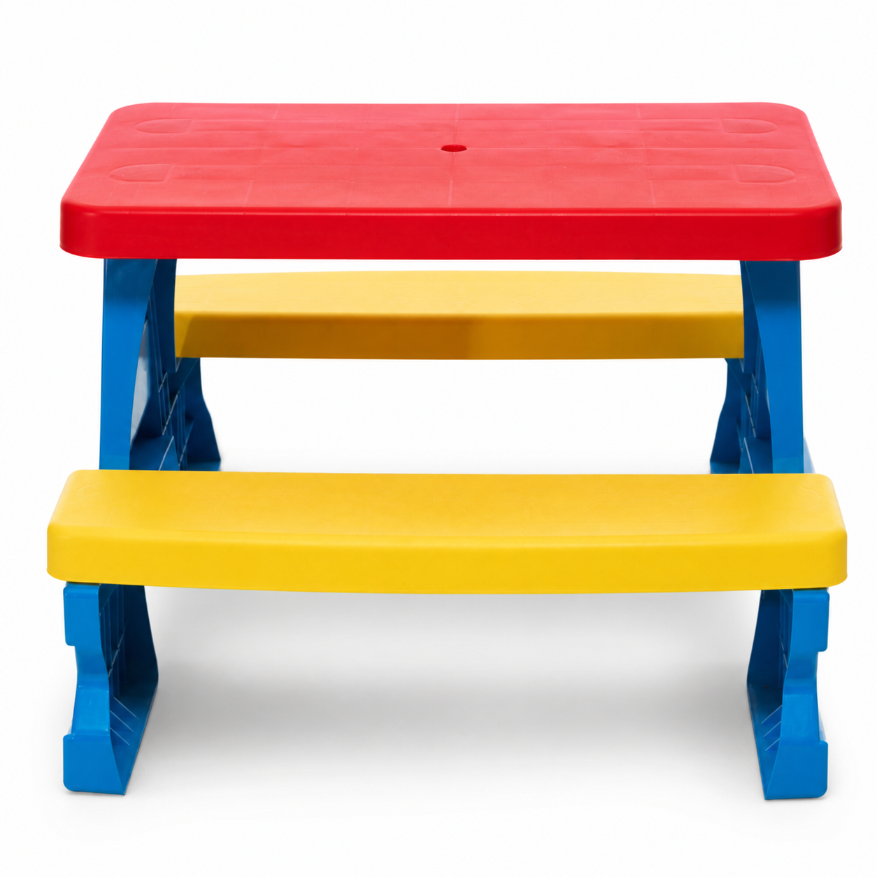 Mesa Infantil de Jardín con Bancos Azul