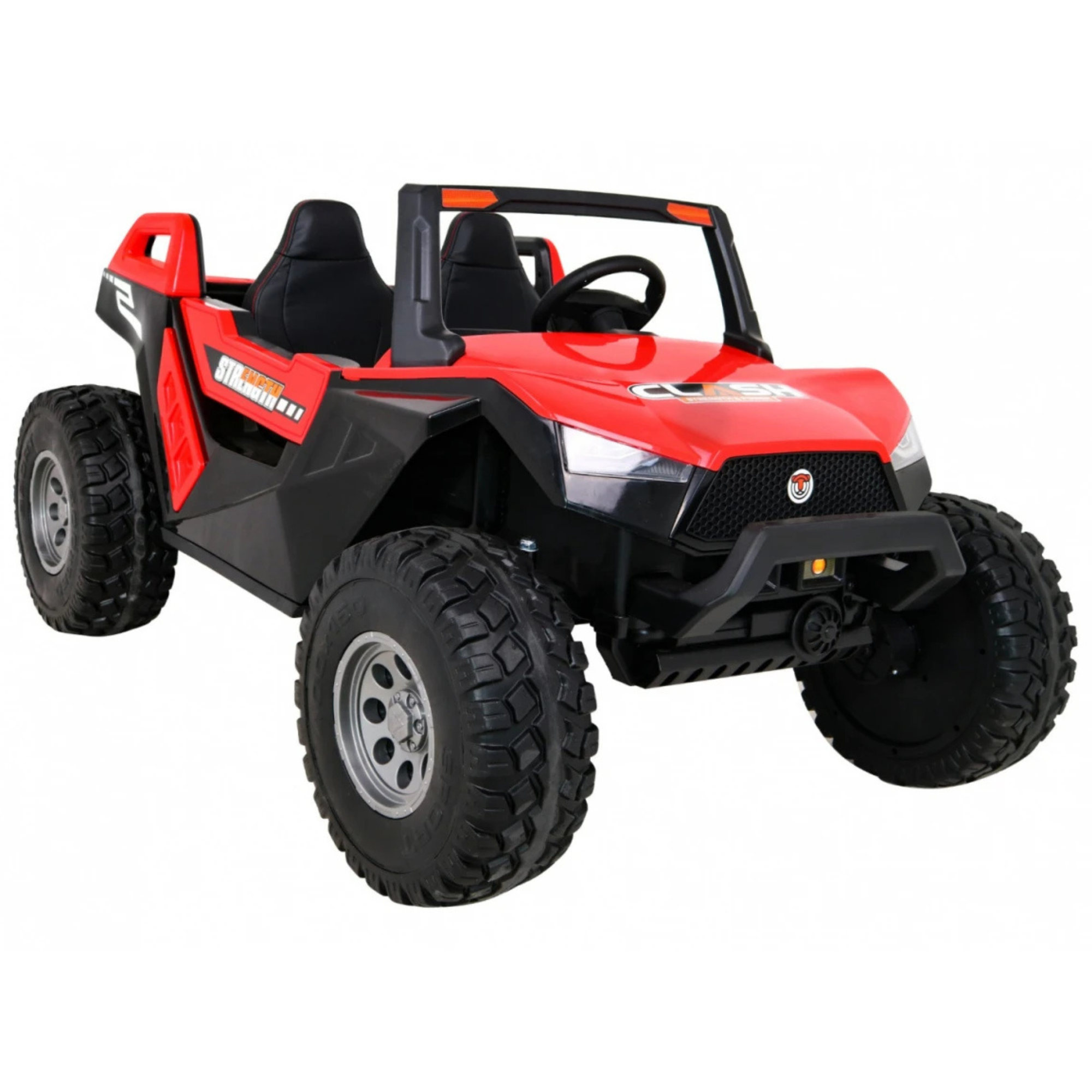 Coche Eléctrico para Niño BUGGY CLASH 4x4 24v Rojo 2 LUGARES, RUEDAS DE GOMA & ASIENTO DE PIEL
