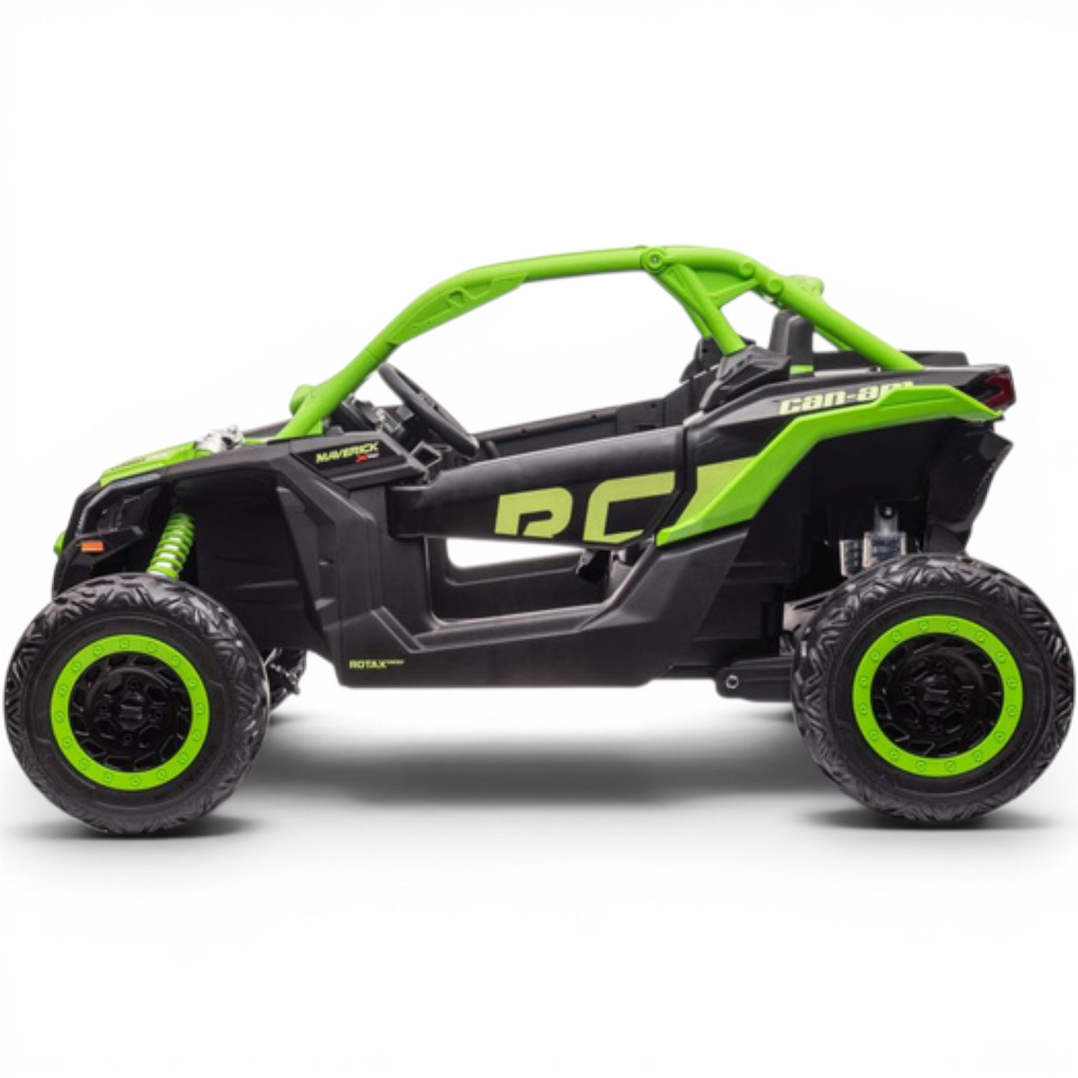 Coche Eléctrico para Niño CAN-AM MAVERICK TURBO RR 4x4 24v Naranja c/ RUEDAS DE GOMA & ASIENTO DE PIEL