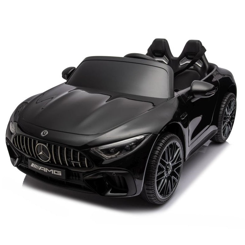 Coche Eléctrico para Niños MERCEDES SL63 Negro 4x4 2 LUGARES 24v c/ RUEDAS DE GOMA & ASIENTO DE PIEL