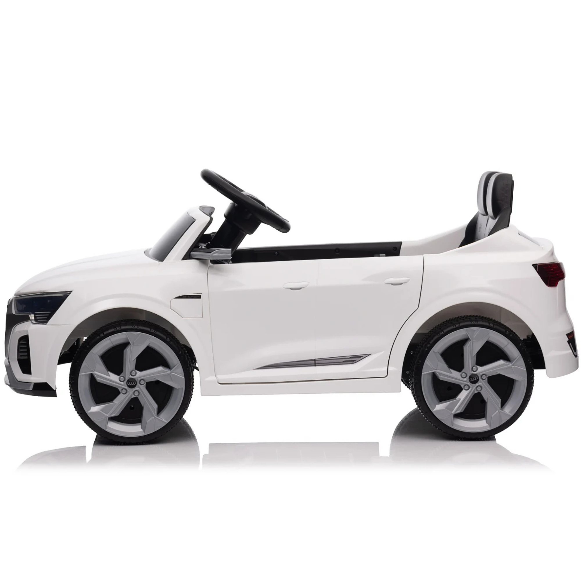 Coche Eléctrico para Niños AUDI SQ8 12V Blanco c/ RUEDAS DE GOMA & ASIENTO DE PIEL