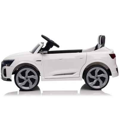 Coche Eléctrico para Niños AUDI SQ8 12V Blanco c/ RUEDAS DE GOMA & ASIENTO DE PIEL