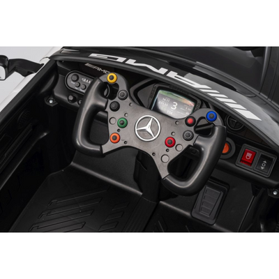 Coche Eléctrico para Niños MERCEDES GT3 Deluxe 12v Negro c/ RUEDAS DE GOMA & ASIENTO DE PIEL