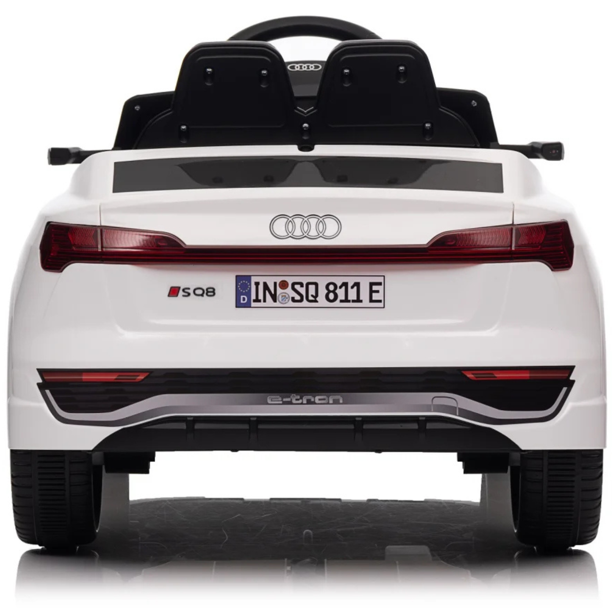 Coche Eléctrico para Niños AUDI SQ8 12V Blanco c/ RUEDAS DE GOMA & ASIENTO DE PIEL