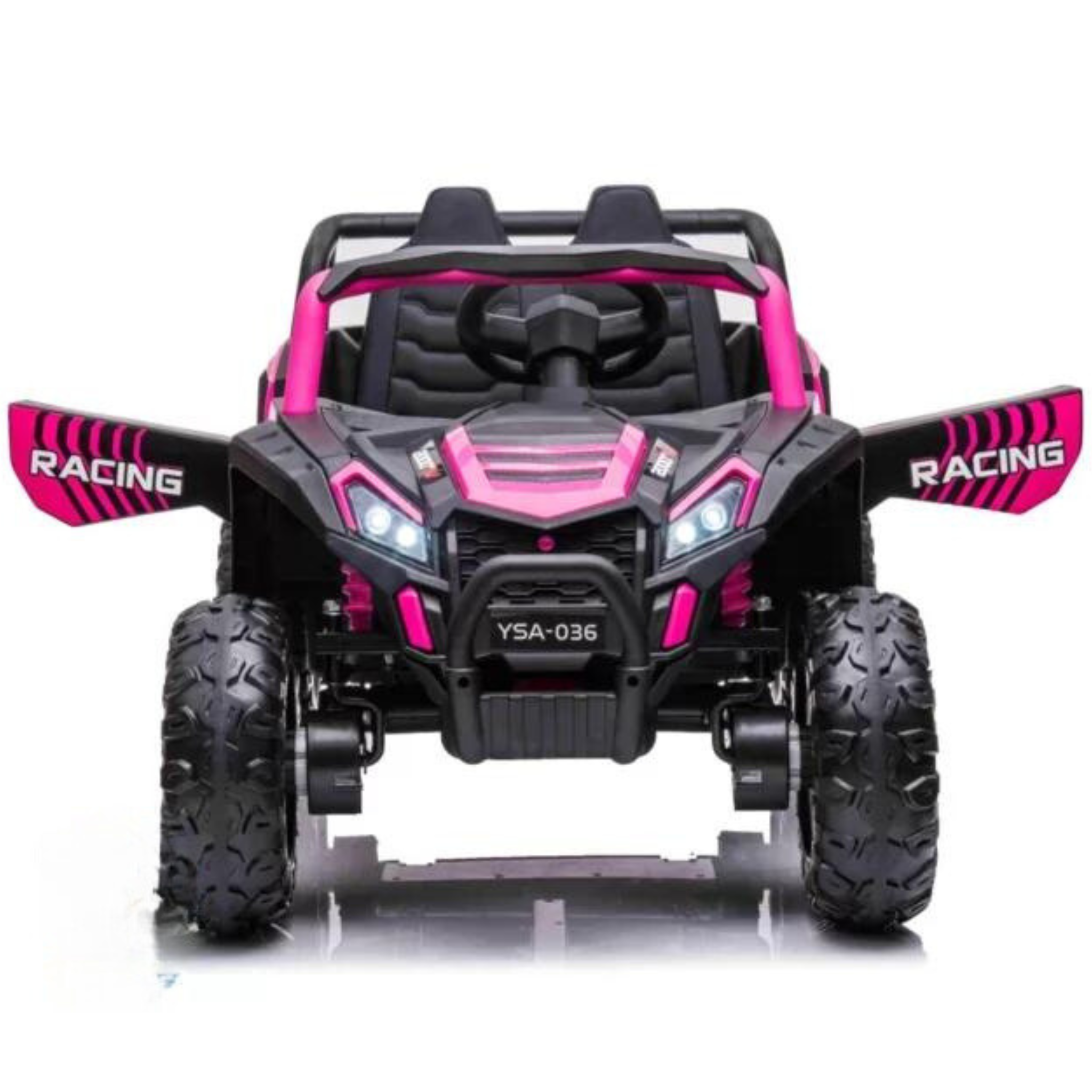 Coche Eléctrico para Niños BEACH BUGGY 4x4 24v Rosa c/ RUEDAS DE GOMA & ASIENTO DE PIEL
