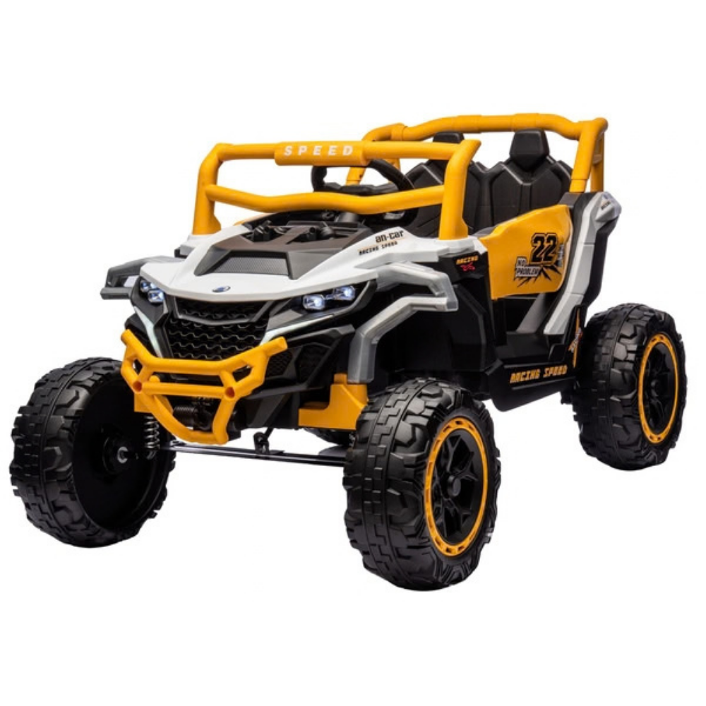 Coche Eléctrico para Niños Buggy Speed Rojo 4x4 12v con RUEDAS DE GOMA y ASIENTO DE PIEL
