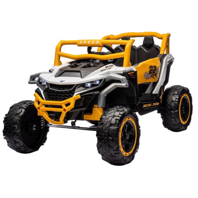 Coche Eléctrico para Niños Buggy Speed Rojo 4x4 12v con RUEDAS DE GOMA y ASIENTO DE PIEL